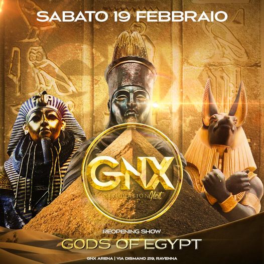 Torna GNX ARENA con GODS OF EGYPT – 19 febbraio